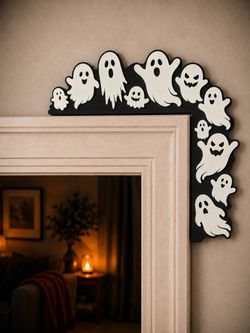 Halloween Ghosts Door Corner Decor 👻