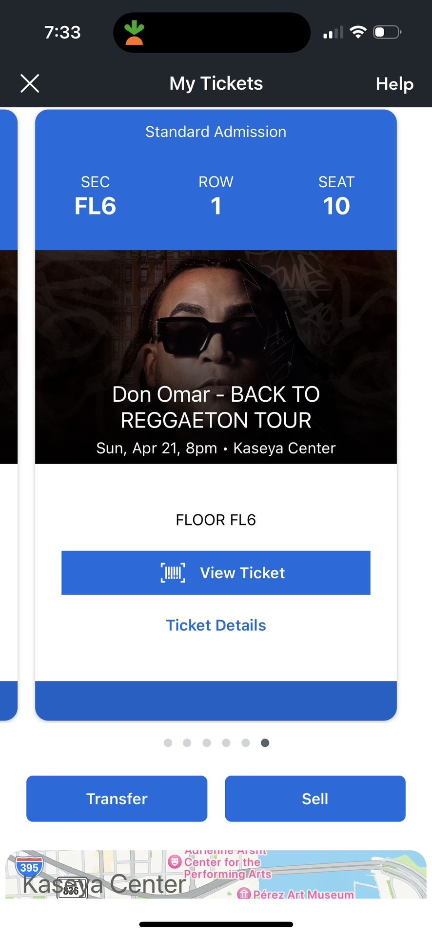 Don Omar FLOOR SEATS for Tonight 