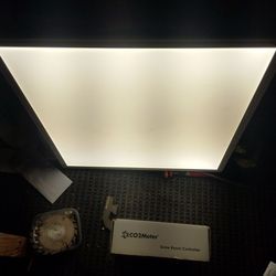2' x 2' led and a 2' x4 '