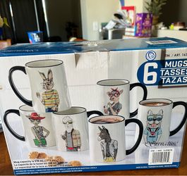 Signature housewares 6 pack mugs