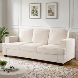 White Sofa,Couches. $240