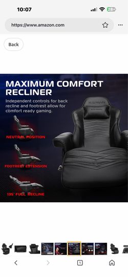 Black Respawn gaming chair