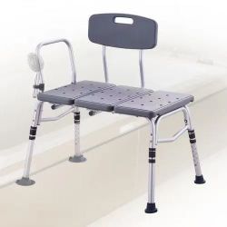 28*Tub Transfer Bench for Bathtub, Adjustable Shower Seats for Adults, Lightweight Shower Bench for Elderly and Disabled, Non-Slip Bath Seats with Arm