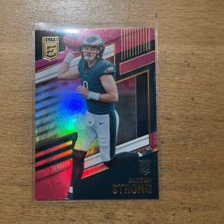 2022 ELITE CARSON STRONG PINK ROOKIE 