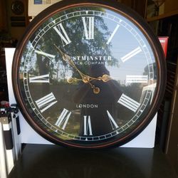 30 In. Westminster Clock. Like New