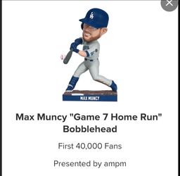 Dodgers tickets! Max Muncy bobblehead