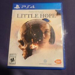 Little Hope Ps4