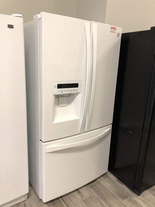 Kenmore elite white french door fridge counter depth for Sale in