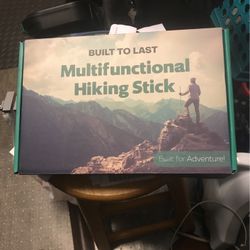 Stainless Steel Hiking Stick With Accessories 