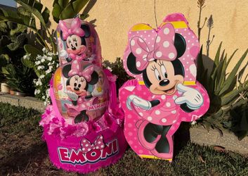 CUSTOM Minnie Mouse pinata bundle