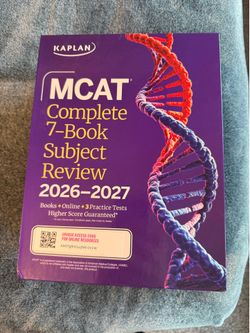 MCAT Kaplan books