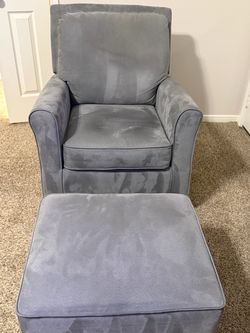 Fabric swivel accident chair