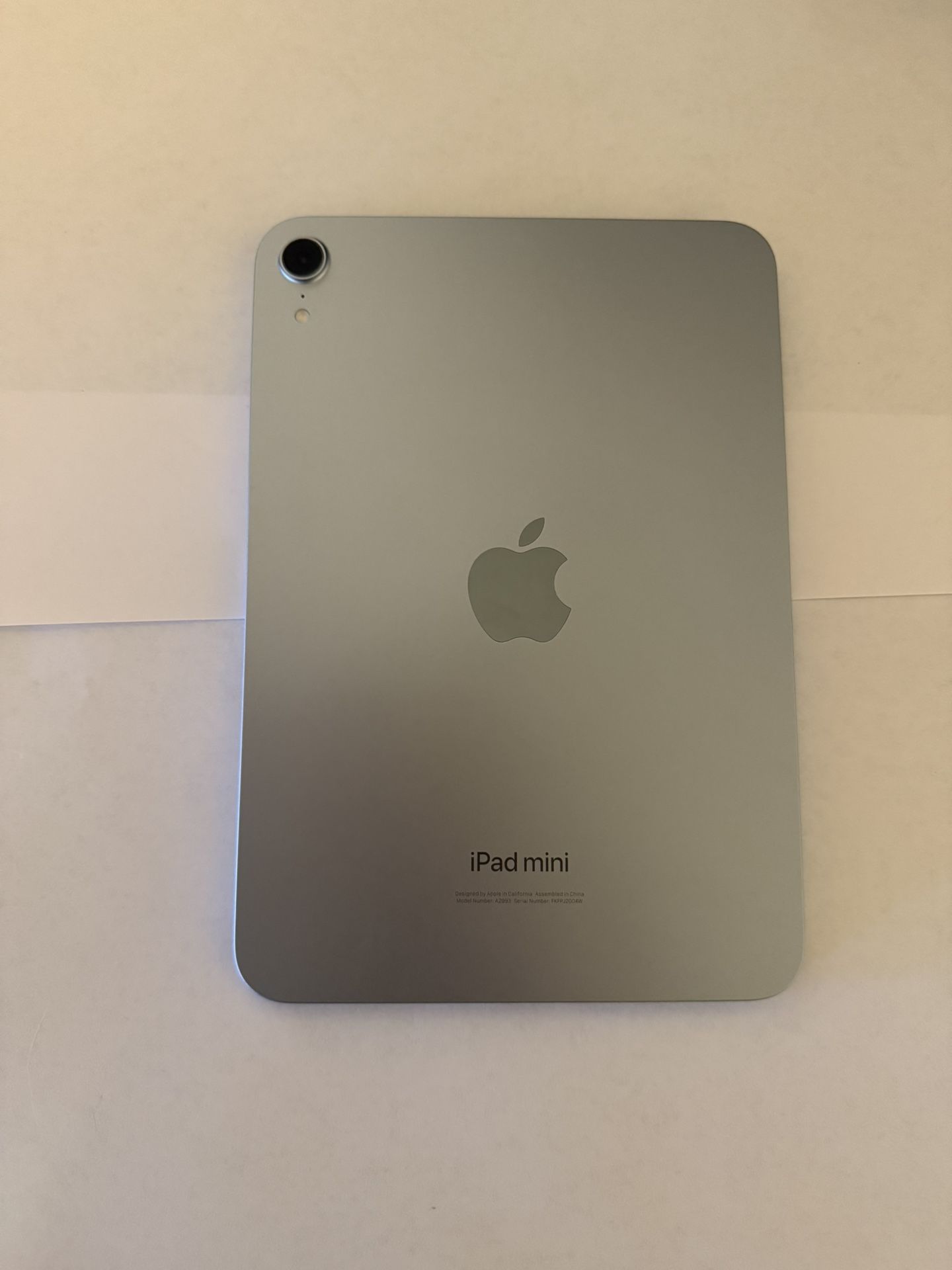 Apple iPad Mini (7th Gen) Blue - 256GB - WiFi - AppleCare Warranty