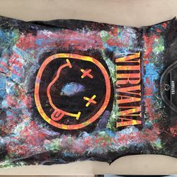 Hand painted Nirvana Sleeveless Tee