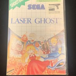Sega Master System LASER GHOST Complete In Box(Post Nintendo Era)