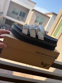 Dr Martens Blaire Slide - White
