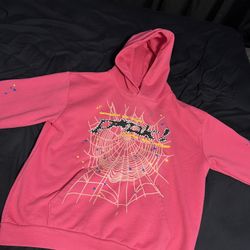 Pink Spider Hoodie