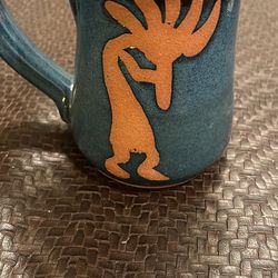 Kokopelli pottery mug