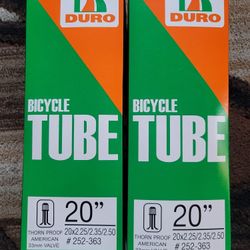 NEW Bicycle Bmx Thornproof Inner Tubes 20"