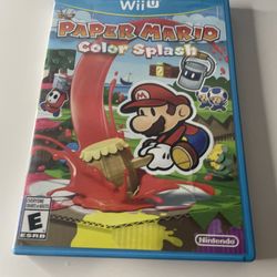Paper Mario Color Splash  Nintendo Wii U, 2016 - Tested