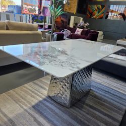 70.86"  Rectangular Dining Table with Faux Marble