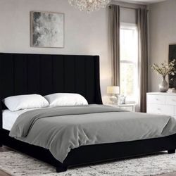 NEW IN BOX 6FT Queen & King Size Black Bed Frame