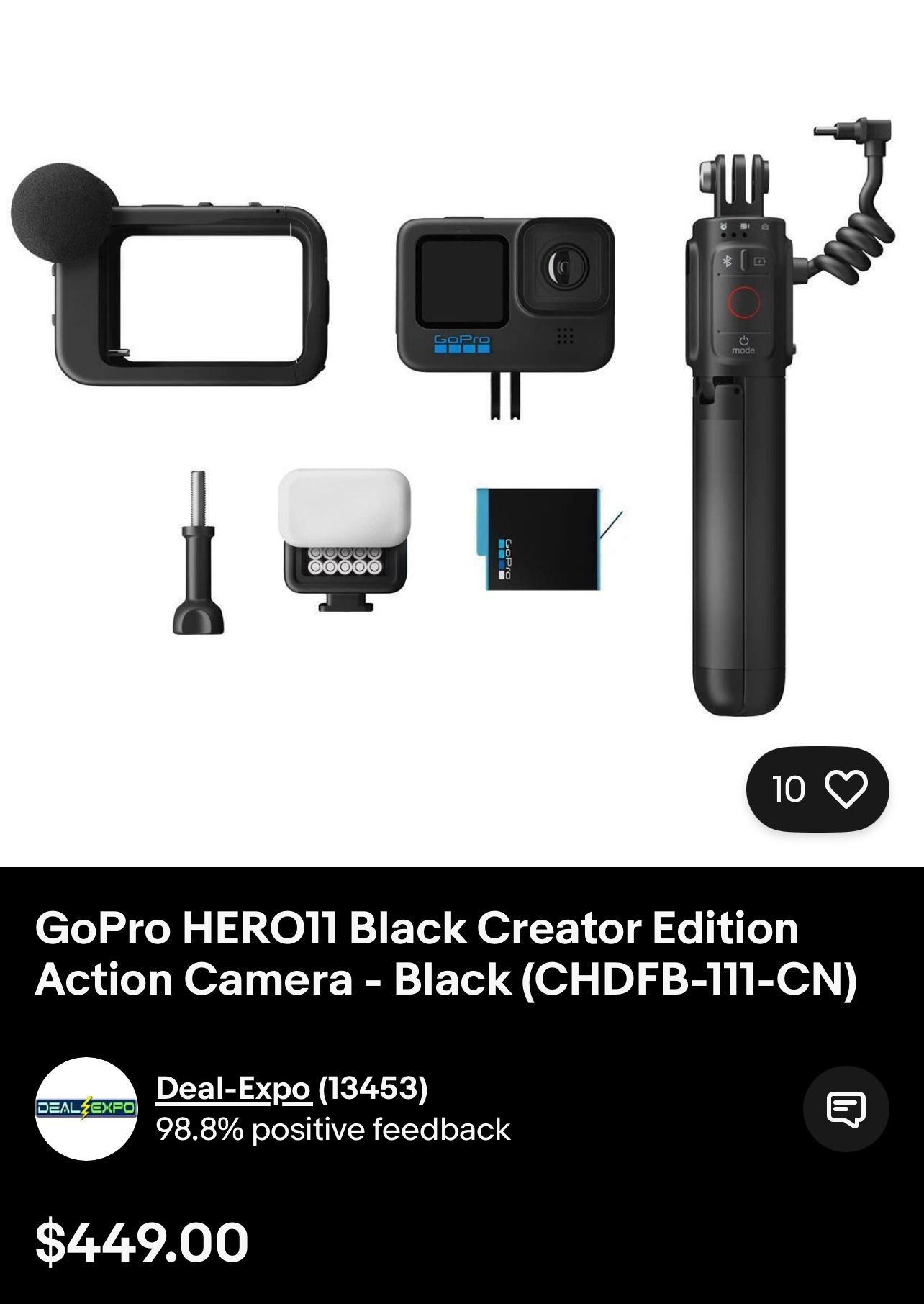 GoPro Hero 11 Creator Edition With A Lot Of Extras $380 OBO