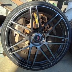 22* Curba Concepts Wheels And New Tires