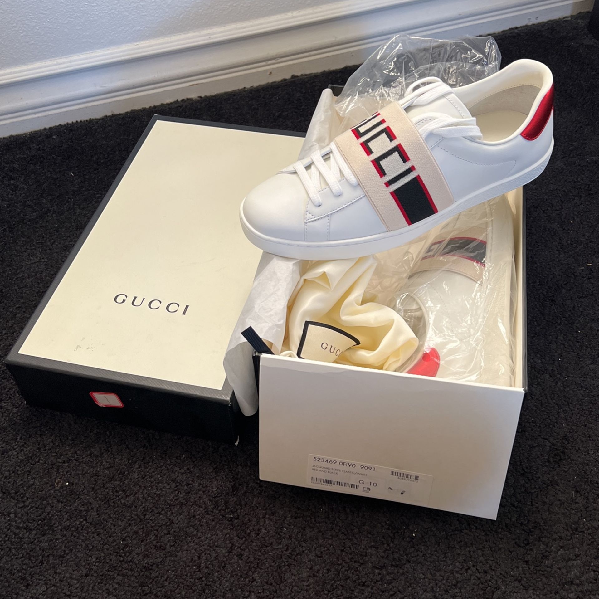 Gucci Ace Jacquard Gucci Sneaker 