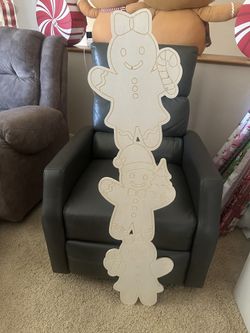 Unfinished Wood Gingerbread Decor