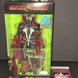 🔥Todd Mcfarlane autographed Spawn action figure JSA COA 🔥