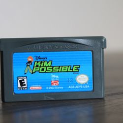 Nintendo GameBoy Advance  Kim Possible: Revenge of Monkey Fist
