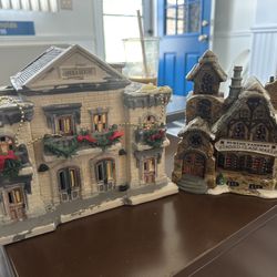 Opera House and Smith maker Christmas village pieces sold as a set