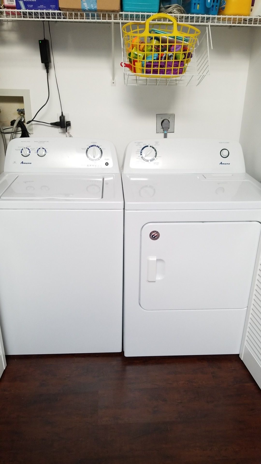 Washer and dryer set Amana home depot