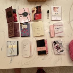 Perfume Samples And Bag