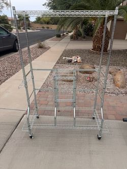 2 bag golf rack organizer