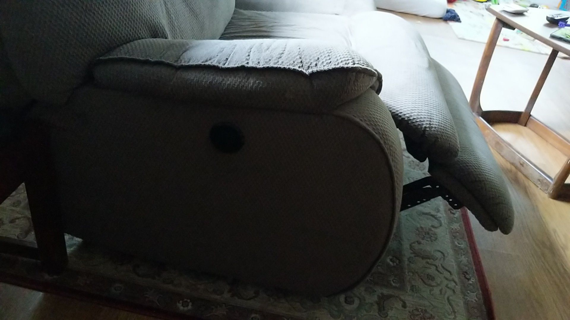 FREE Loveseat sofa with electric recliner