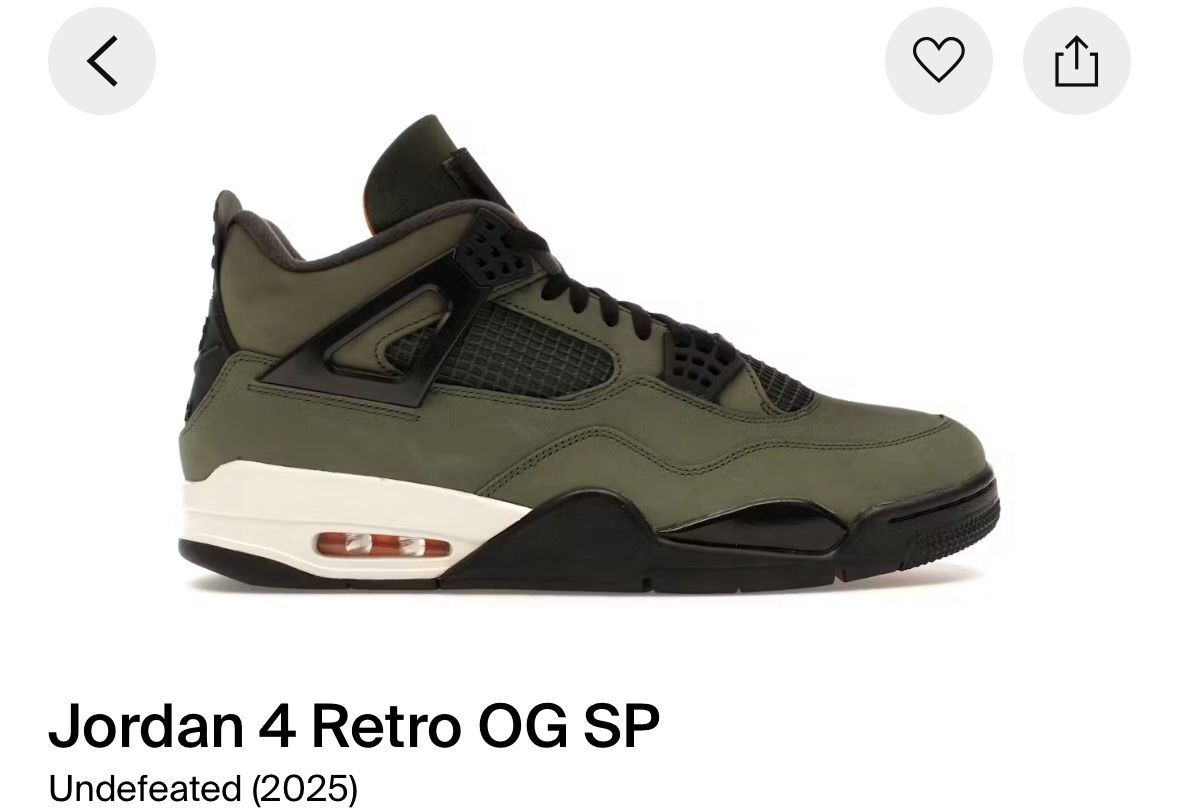 Undefeated 4 Retro Sz 11M