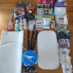 Books, Toys, Changing Pad, Bottles, Car Shades, Frames and a lot more!


