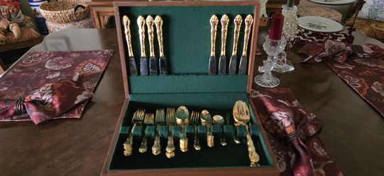 Gold Plated Silverware