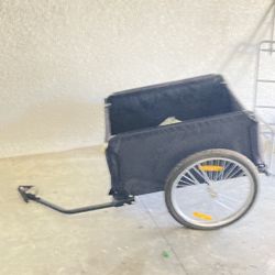 Aosom Bike Cargo Trailer Two Wheel Bike Luggage Wagon 