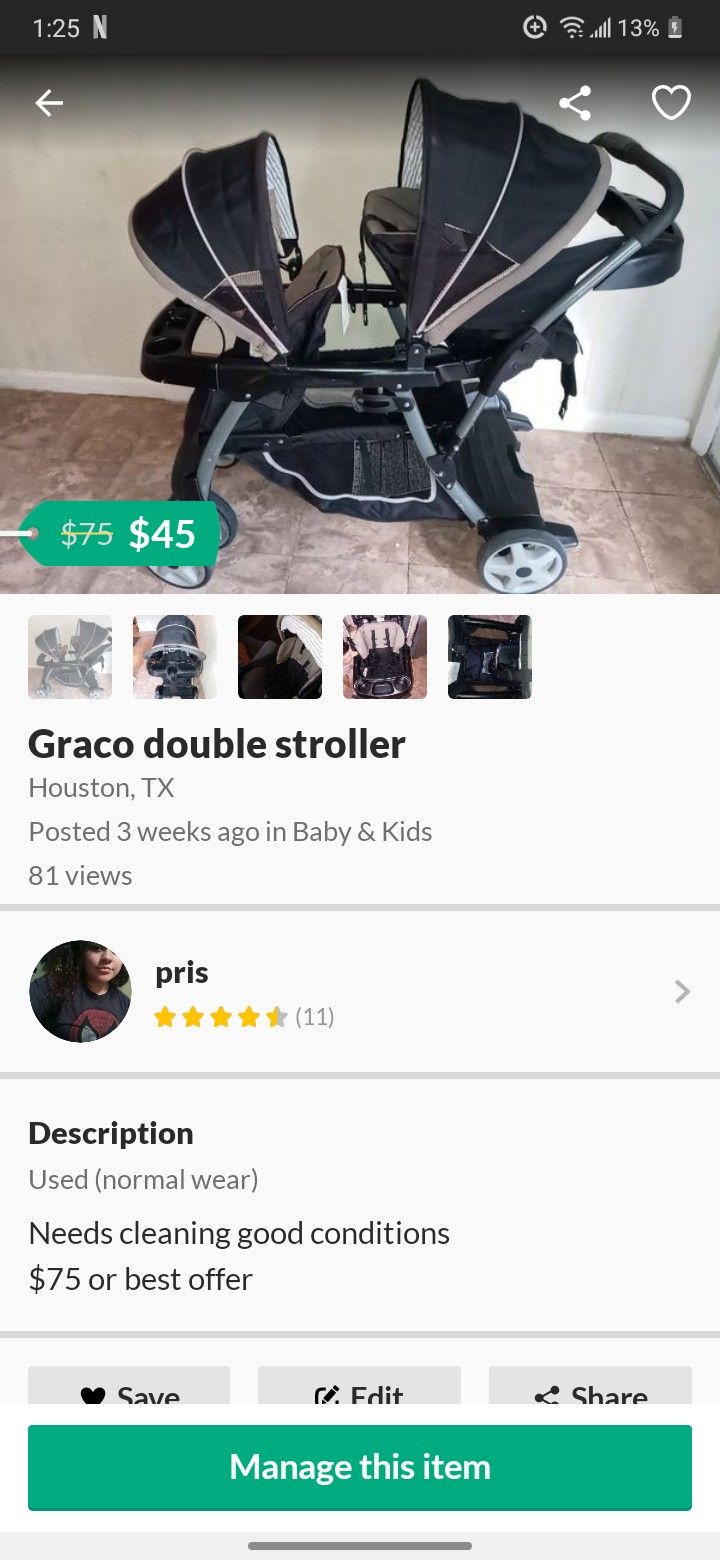 Double stroller