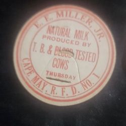 Vintage milk caps cape may