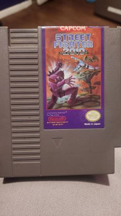Street Fighter 2010 The Final Fight NES Cartridge