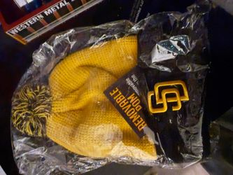 Padres waffle beanie, 2 available
