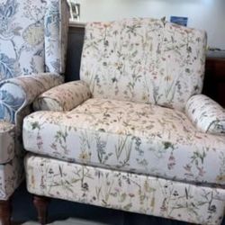 Floral Accent Chair