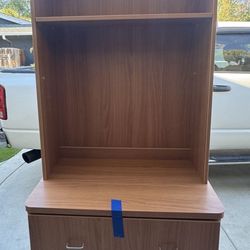 Filing Cabinet Or Dresser With Shelves 