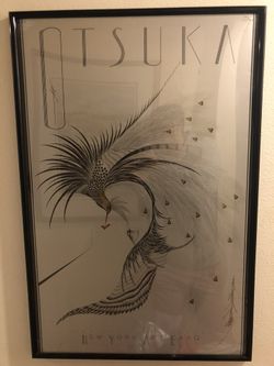 Signed otsuka poster from the New York art expo