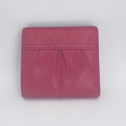 Pink Coach Bifold Wallet Designer 