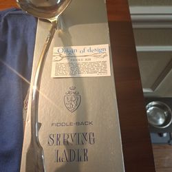 Kirks Silver serving ladle